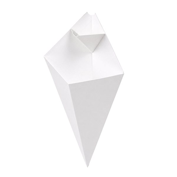 CORNETS AVEC LANGUETTES THEPACK 100 G 12,5x21 CM BLANC CARTON NANO-MICRO (1600 UNITÉ)