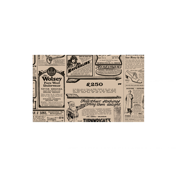 MINI PAPIER INGRAISSABLES PFAS FREE "TIMES" 34 G/M2 20x12 CM NATUREL PARCH.INGRAISSABLE (1000 UNITÉ)