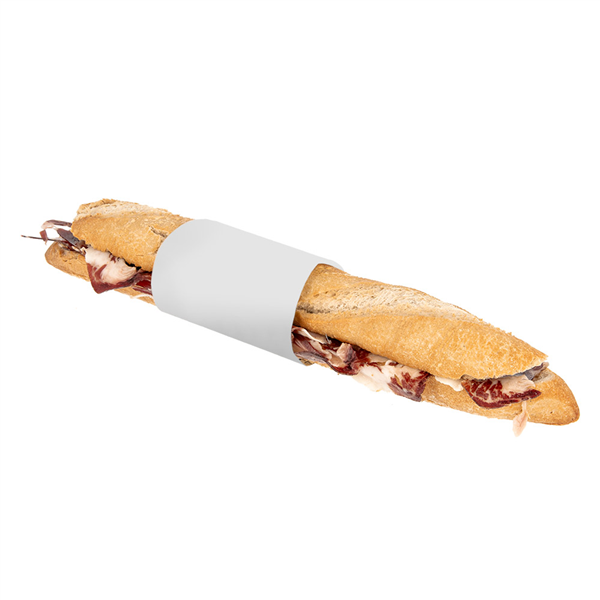 ANNEAUX SANDWICHES  35 G/M2 26x7 CM BLANC PARCH.INGRAISSABLE (5000 UNITÉ)