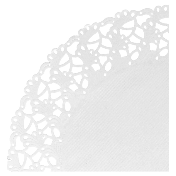 DENTELLES RONDES AJOURÉES  53 G/M2 Ø 27 CM BLANC PAPIER (250 UNITÉ) - Garcia de Pou