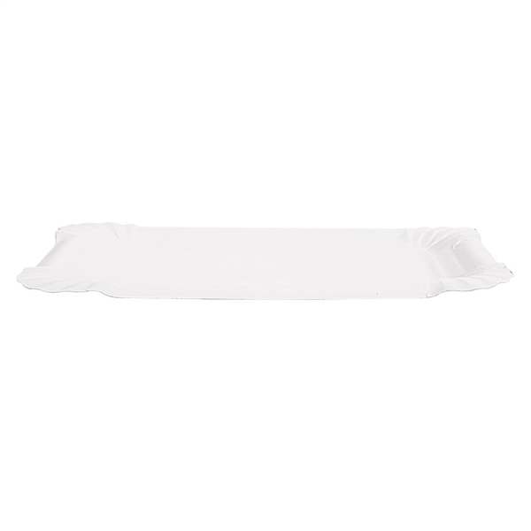 PLATEAUX PÂTISSERIE - PETITS  250 G/M2 15x9 CM BLANC CARTON (250 UNITÉ) - Garcia de Pou