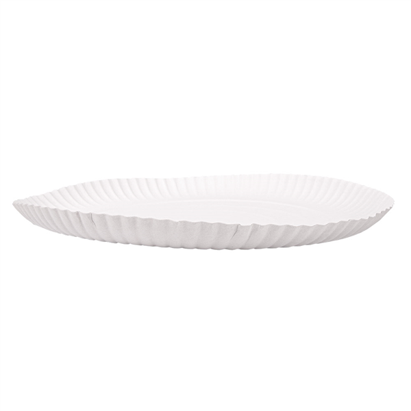 PLATEAUX PÂTISSERIE EN RELIEF  420 G/M2 Ø 30 CM BLANC CARTON (50 UNITÉ) - Garcia de Pou