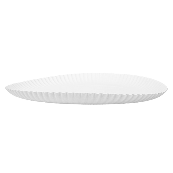 PLATEAUX PÂTISSERIE EN RELIEF  500 G/M2 Ø 32 CM BLANC CARTON (50 UNITÉ) - Garcia de Pou