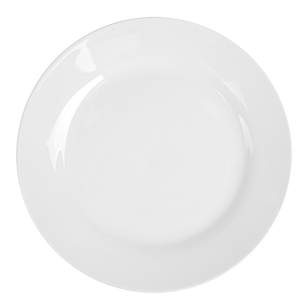 ASSIETTES PLATES  Ø 24 CM BLANC PORCELAINE (48 UNITÉ) - Garcia de Pou