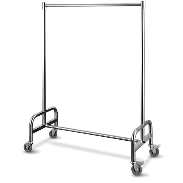 VESTIAIRE MOBILE  120x54x172 CM ARGENTE INOX (1 UNITÉ) - Garcia de Pou