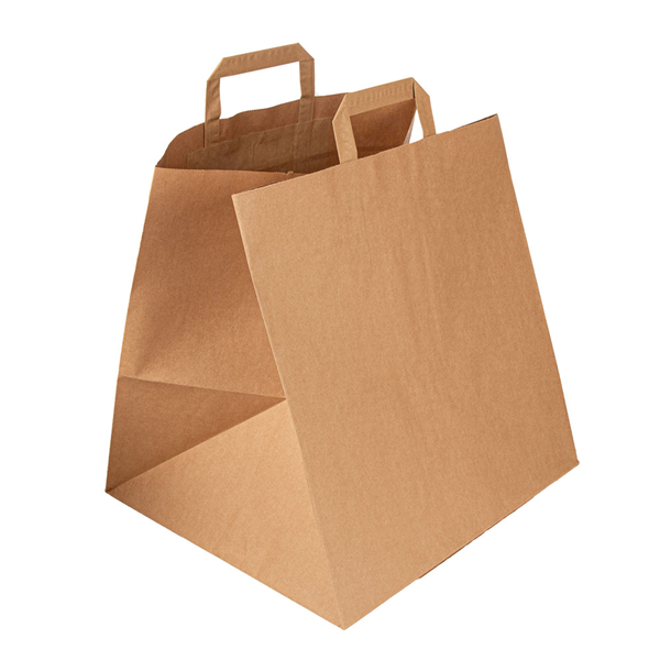 SACS SOS BOîTES PIZZA  110 G/M2 36+31x36 CM NATUREL KRAFT (125 UNITÉ) - Garcia de Pou