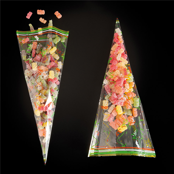 TRIANGLE FRIANDISES  47 G/M2 25µ 20x39,5 CM TRANSPARENT PP (100 UNITÉ) - Garcia de Pou