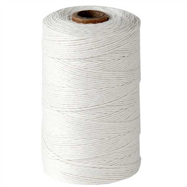 BOBINES DE FIL BOUCHERIE 200 G  Ø 11 CM BLANC COTON (5 UNITÉ) - Garcia de Pou