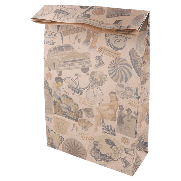 SACS SOS SANS ANSES "VINTAGE" 80 G/M2 20+9x34,5 CM NATUREL KRAFT (500 UNITÉ) - Garcia de Pou