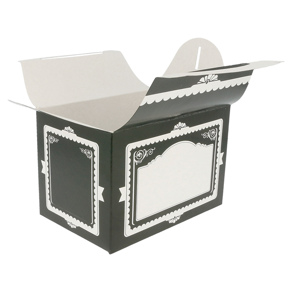 BOÎTES"VINTAGE"  320 G/M2 17x16x10 CM NOIR CARTON (300 UNITÉ) - Garcia de Pou