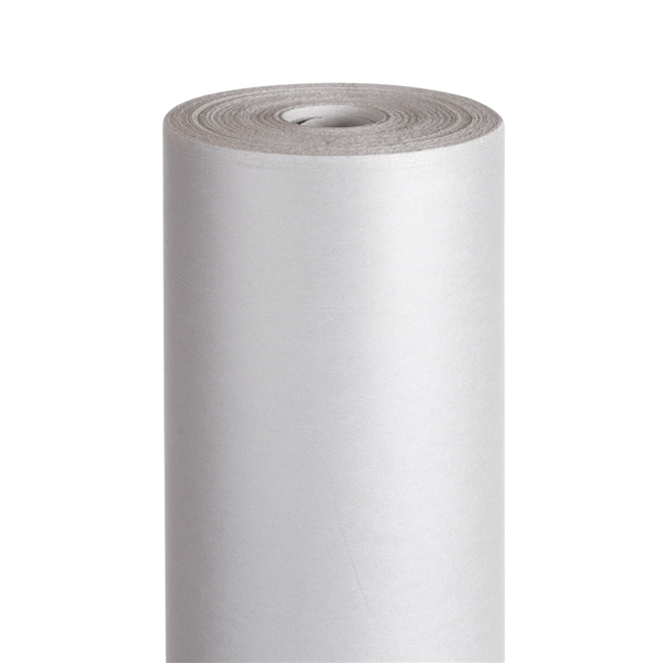 PAPIER CADEAU 100 M  50 G/M2 70 CM ARGENTE (1 UNITÉ) - Garcia de Pou