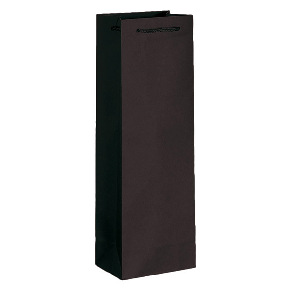 10 U. SAC PORTE-BOUTEILLES CORDE  150 g/m2 12,3+7,8x36 CM NOIR (1 UNITÉ) - Garcia de Pou