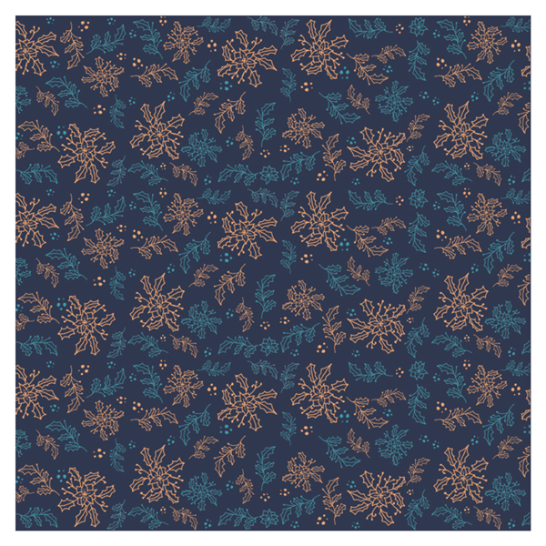 NAPPES PLIAGE M "HOLLY" 55 G/M2 120x120 CM BLEU AIRLAID (200 UNITÉ)