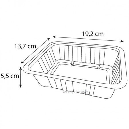 BARQUETTE ALIMENTAIRE SCELLABLE  1000cc 