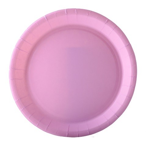 ASSIETTES RONDES EN CARTON 18cm "FIESTA " compostable