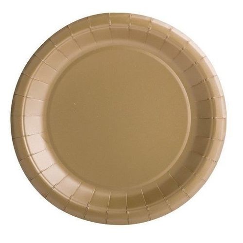 ASSIETTES RONDES EN CARTON 18cm "FIESTA " compostable