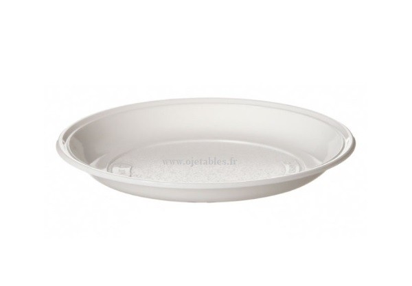 ASSIETTE PLASTIQUE CREUSE REUTILISABLE ø22cm 