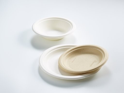 Assiette biodegradable ronde 23cm