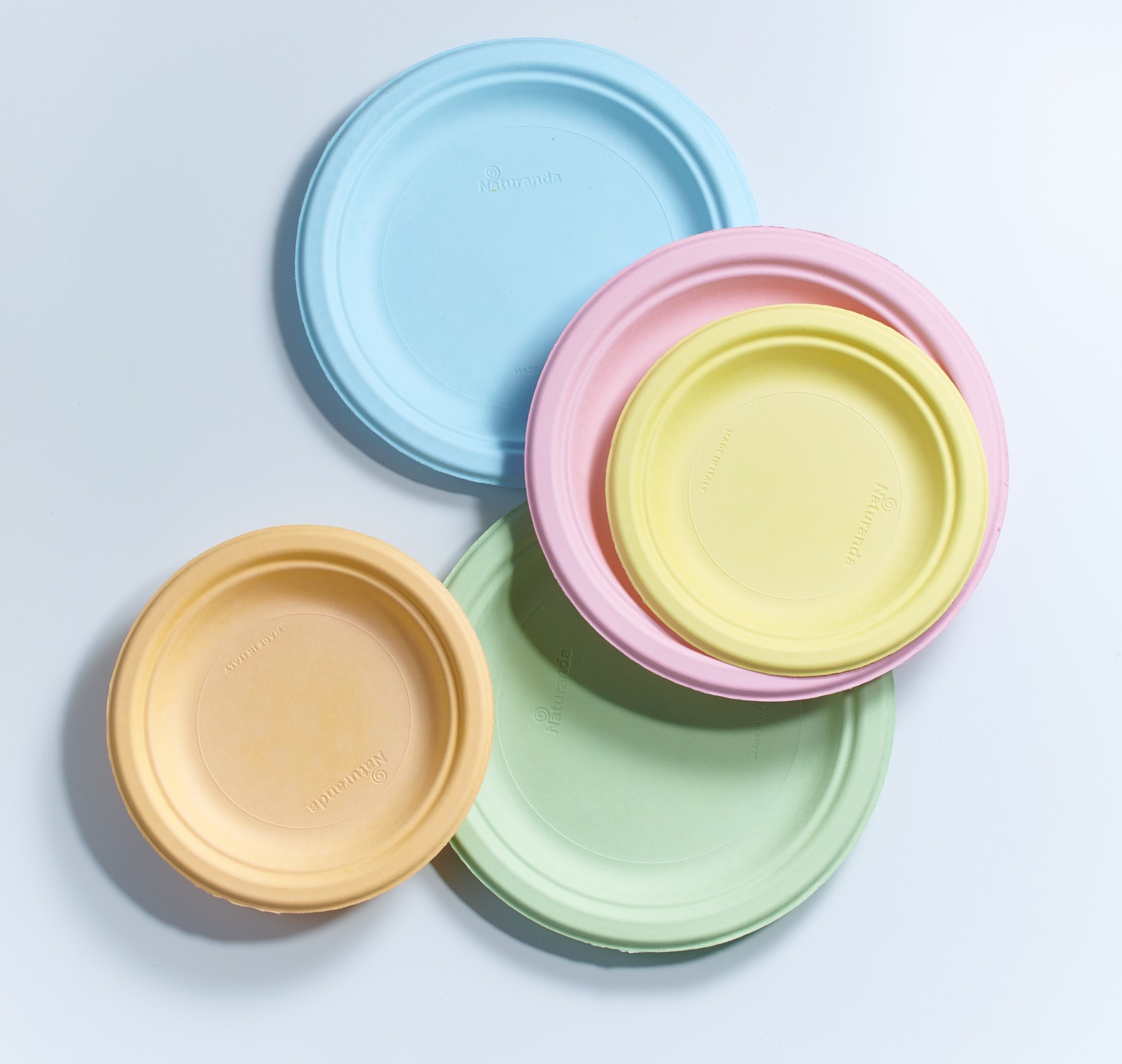 Assiette biodegradable ronde 23cm