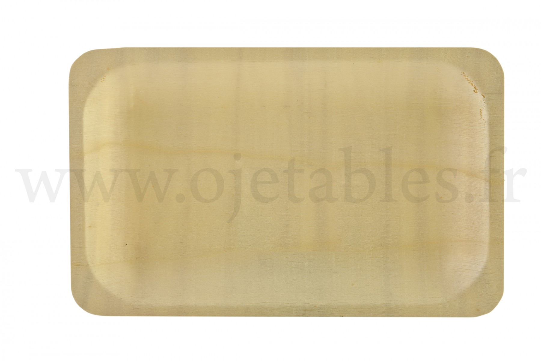ASSIETTE EN BOIS RECTANGLE 19 cm