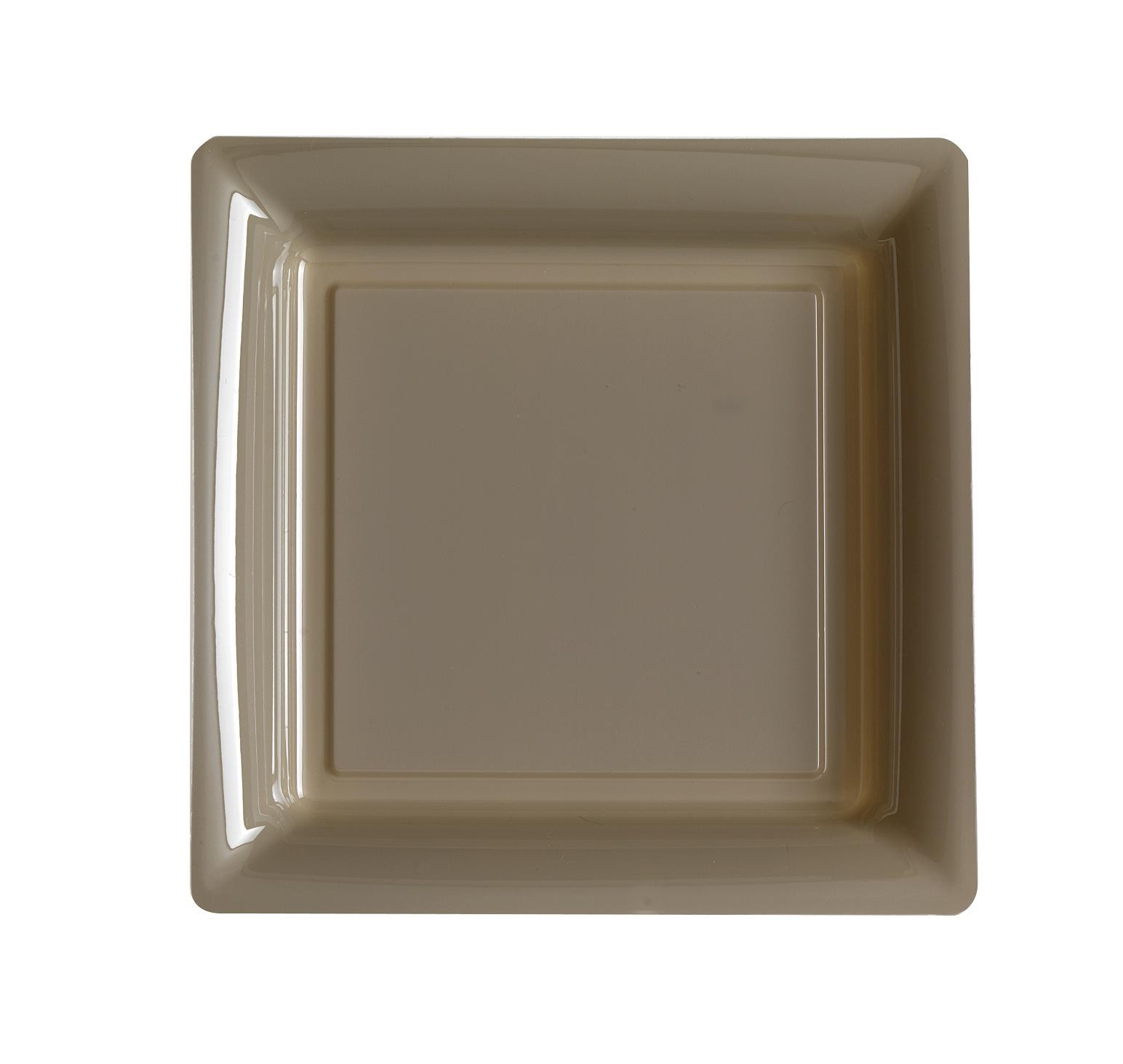 ASSIETTE JETABLE TAUPE 24cm