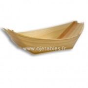 BARQUETTE BATEAU EN BOIS DE PIN 11cm