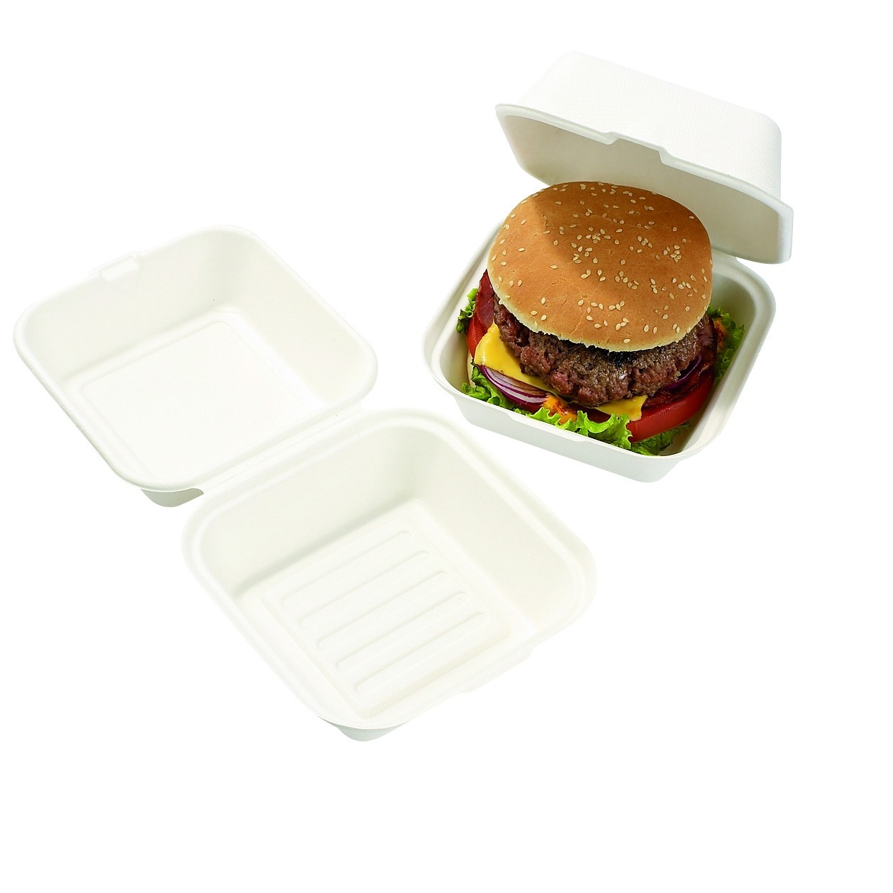 Boite Burger biodegradable 15x15