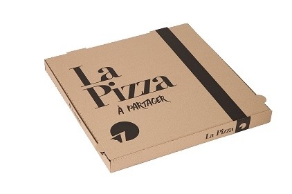 BOITE PIZZA PERSONNALISEE 26x26x4cm