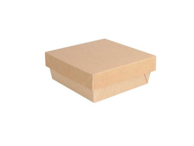 Boites Nanocanellure + couvercle 220 G/M2 -10x10x4cm  