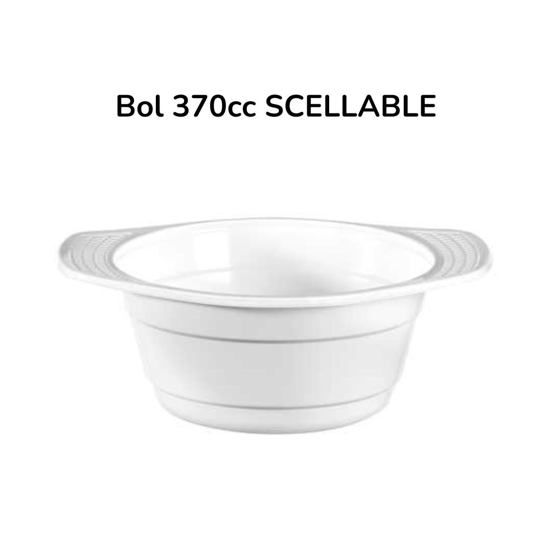 Bols blanc Réutilisable PS & PP