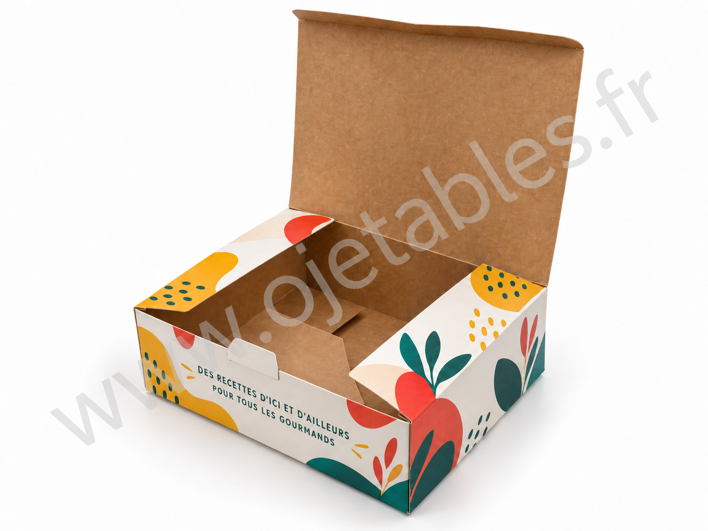 Coffret en carton personnalisé multicouleurs 260x200x89mm