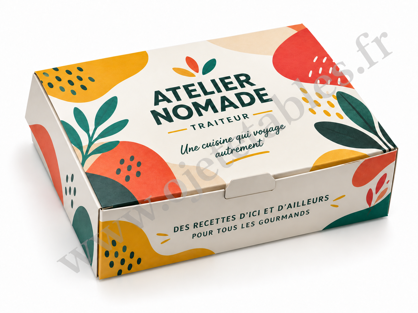 Coffret en carton personnalisé multicouleurs 260x200x89mm