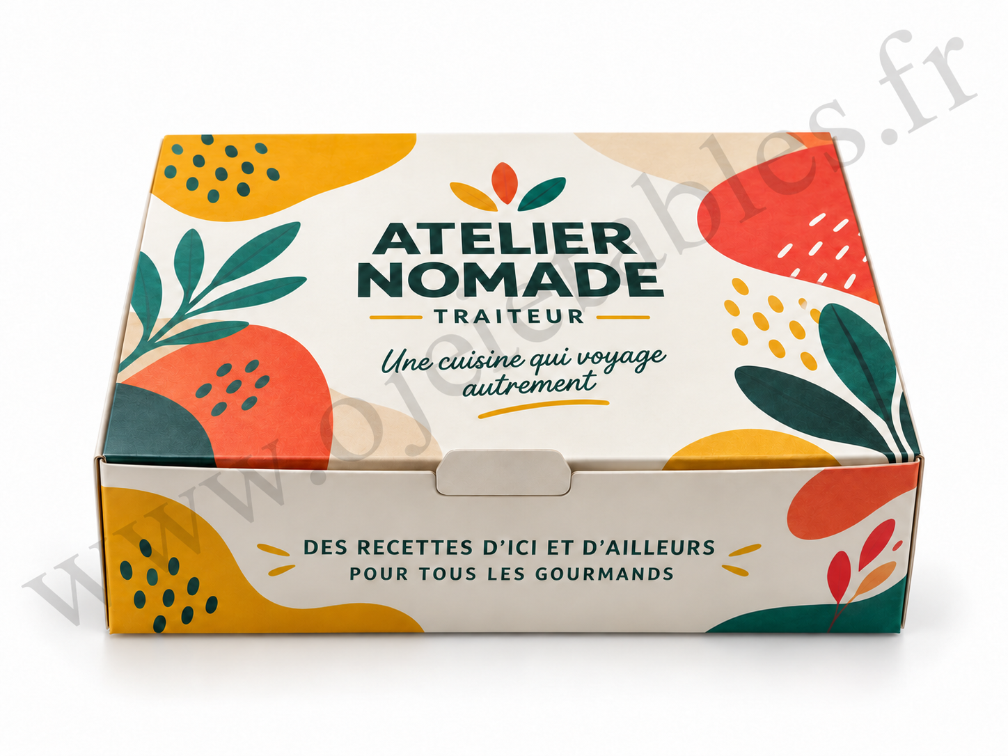 Coffret en carton personnalisé multicouleurs 260x200x89mm