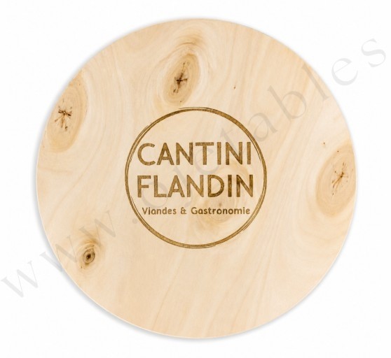 WOOD BOX XXL 6 LITRES AVEC COUVERCLE Ø33cm