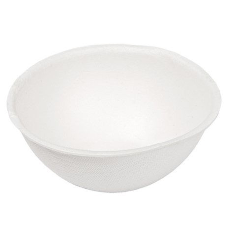 Mini bol rond 'BIONIC' Ø 7,5x3 CM BLANC BAGASSE