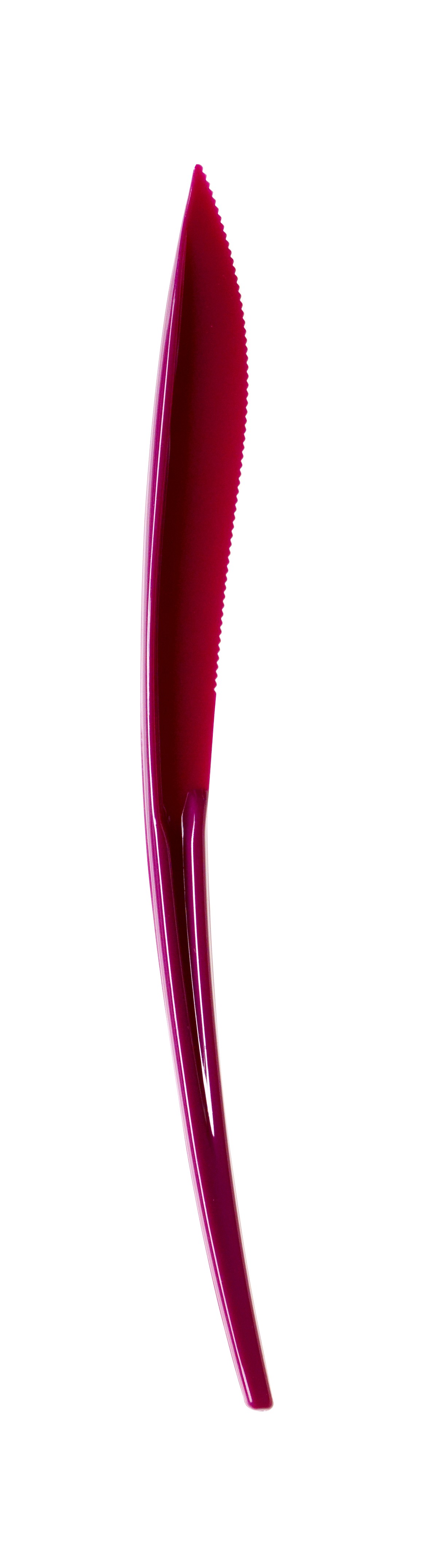 COUVERTS PLASTIQUE AUBERGINE