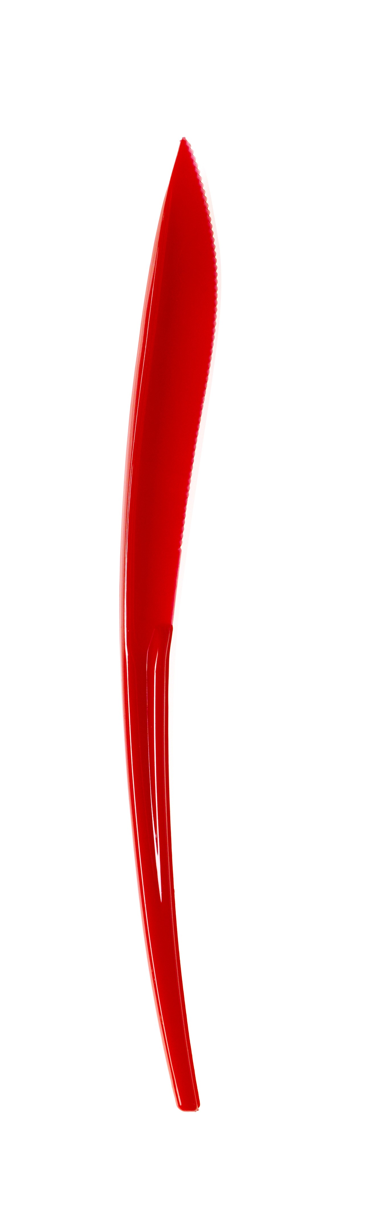 COUVERTS PLASTIQUE ROUGE