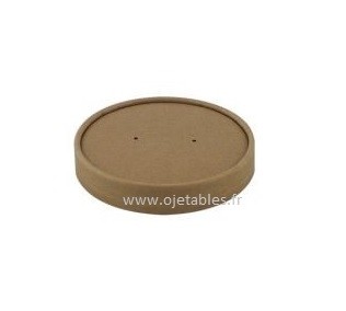 COUVERCLE brun POUR POT  Ø 116mm