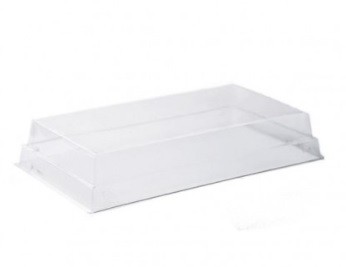 Plateau carton avec couvercle 21x16x4.5 Luxipack