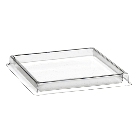 Couvercle PET pour la verrine cube cristal 70ml