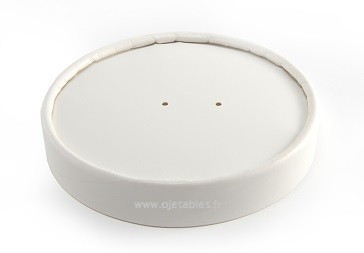 COUVERCLE BLANC POUR POT Ø 116MM