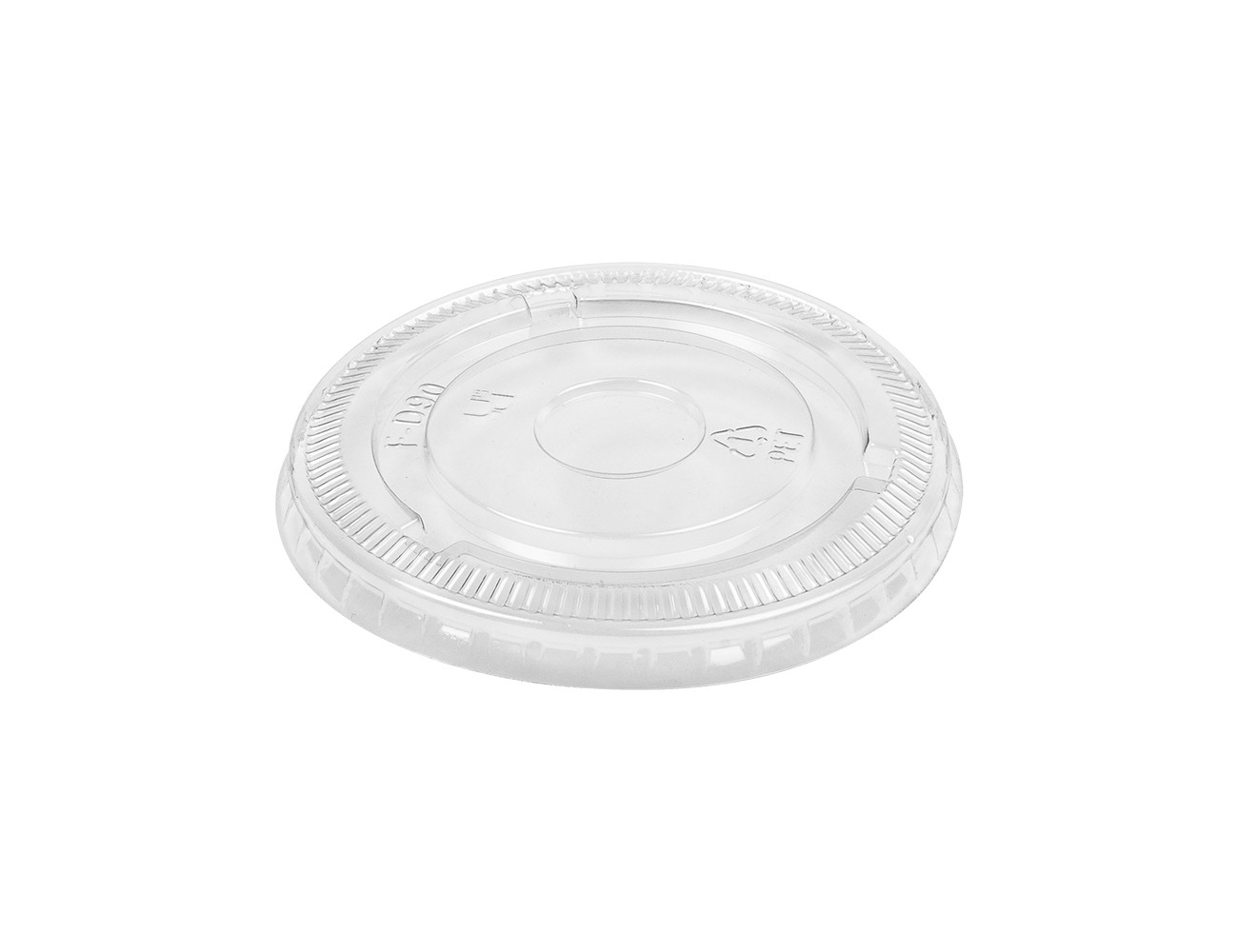 COUVERCLE PLAT POUR POT DESSERT CARTON 200/250ML KRAFT