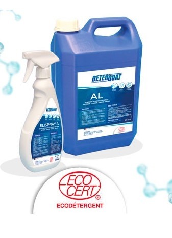 DETERQUAT AL - Surfaces sans rincage- désinfectant alcoolisé - 5 L
