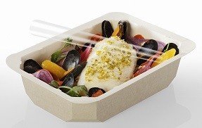 Barquette, assiette scellable en carton Food K 