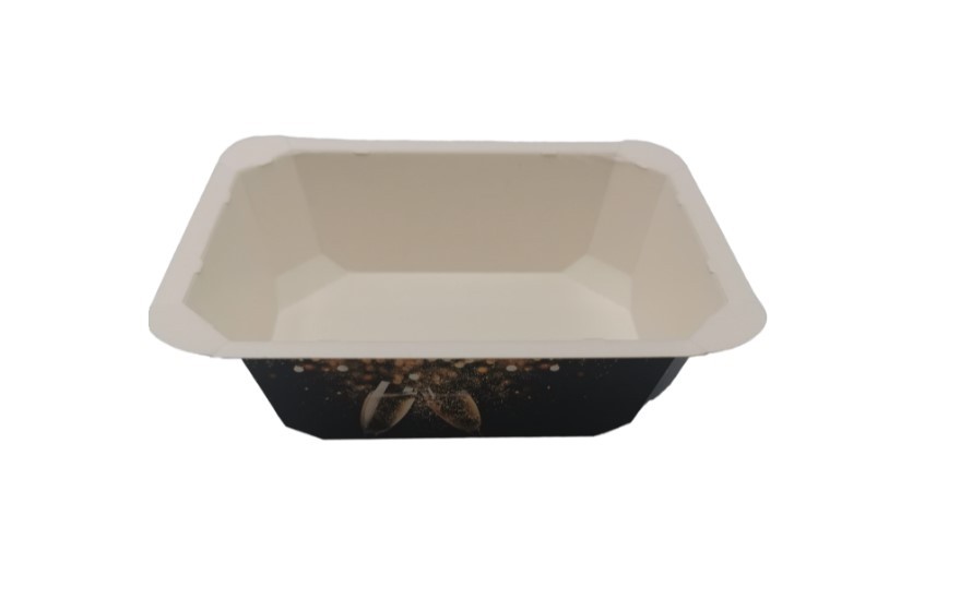BARQUETTE SCELLABLE EN CARTON FOOD K Personnalisé en multicouleurs 750cc