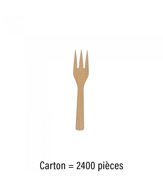 Fourchettes rigide 9cm Bambou Economique
