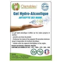 GEL-HYDROALCOOLIQUE 250ml alimentaire