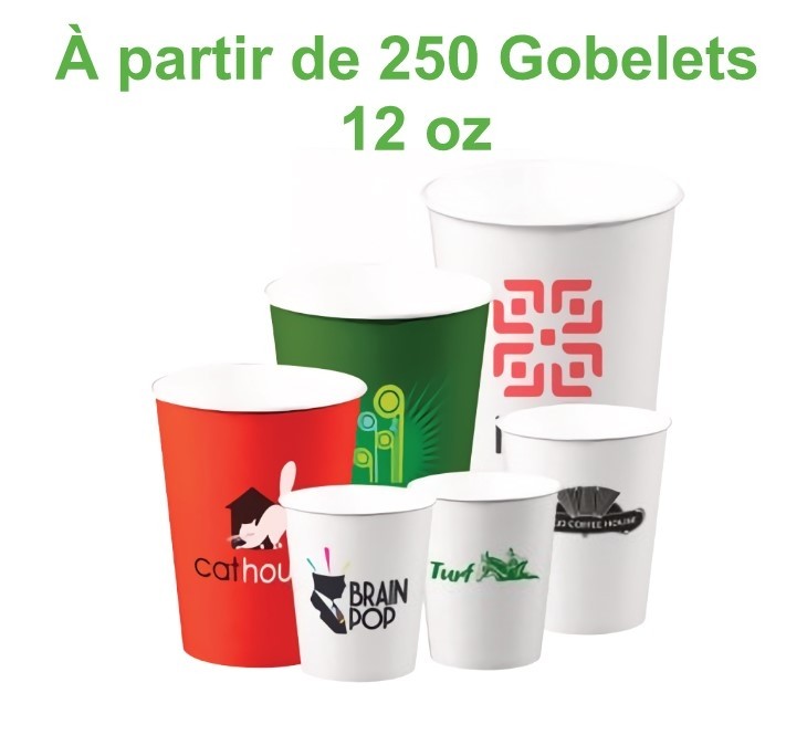 Gobelet carton personnalisé12oz