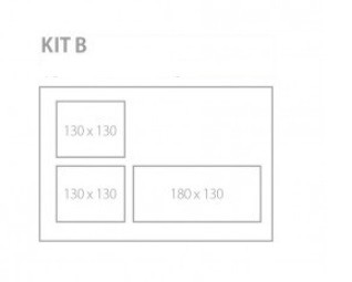 KIT 3 ASSIETTES FIBRA + COUV 