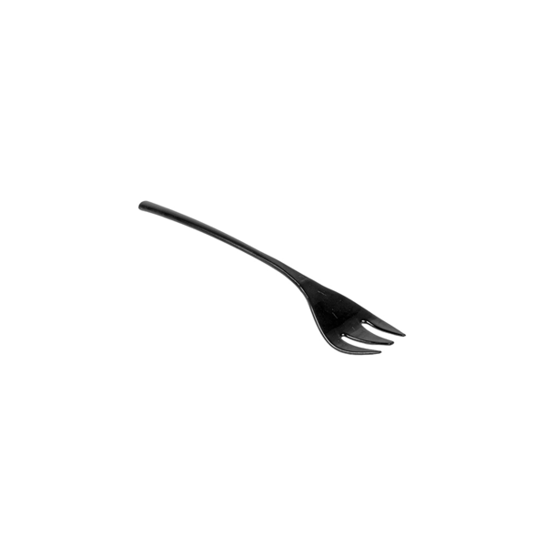 Mini fourchette à verrine noire RÉUTILISABLE